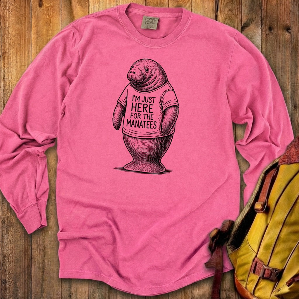 I'm Just Here for the Manatees Premium Long Sleeve