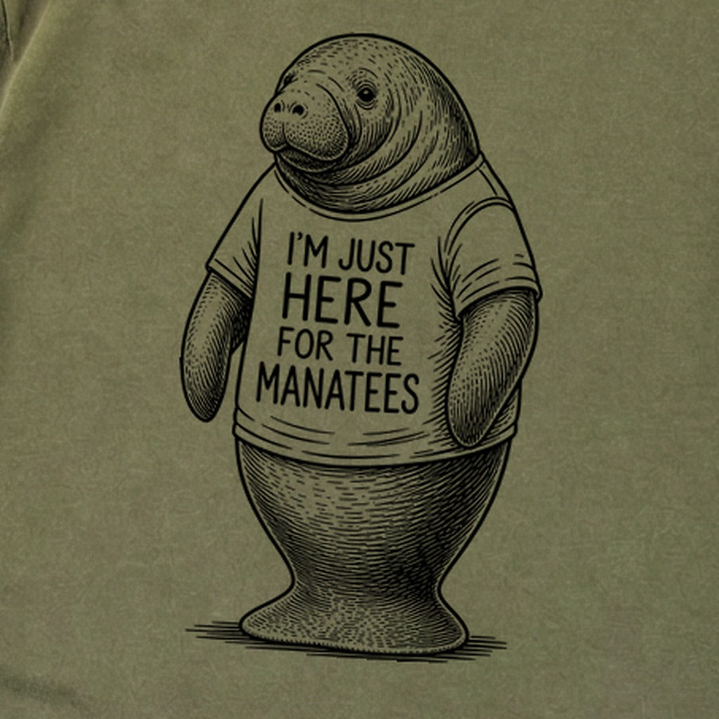 I'm Just Here for the Manatees Premium Long Sleeve
