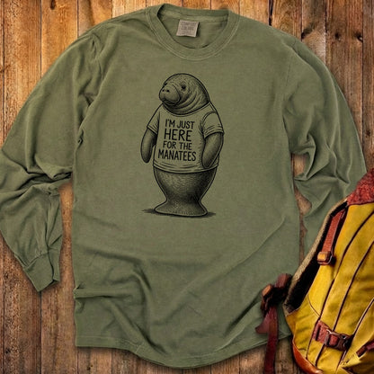 I'm Just Here for the Manatees Premium Long Sleeve