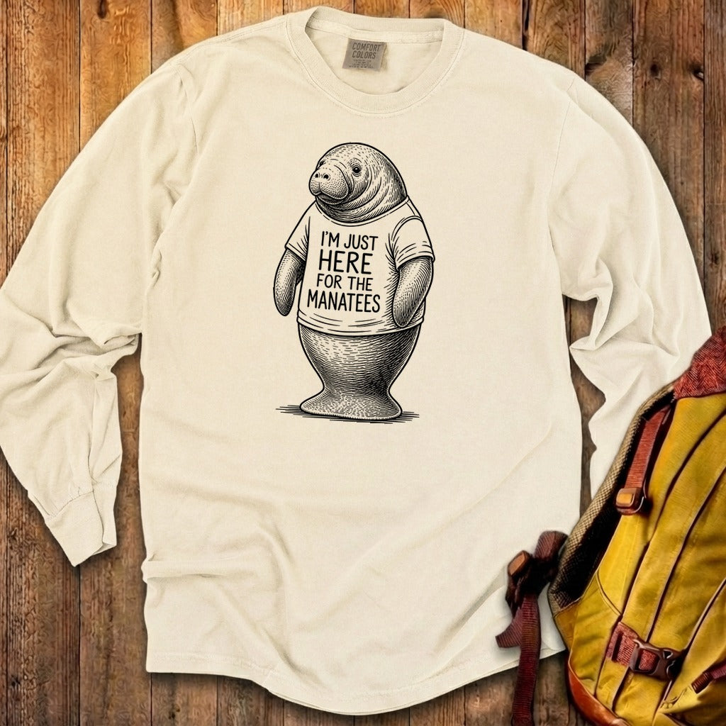 I'm Just Here for the Manatees Premium Long Sleeve