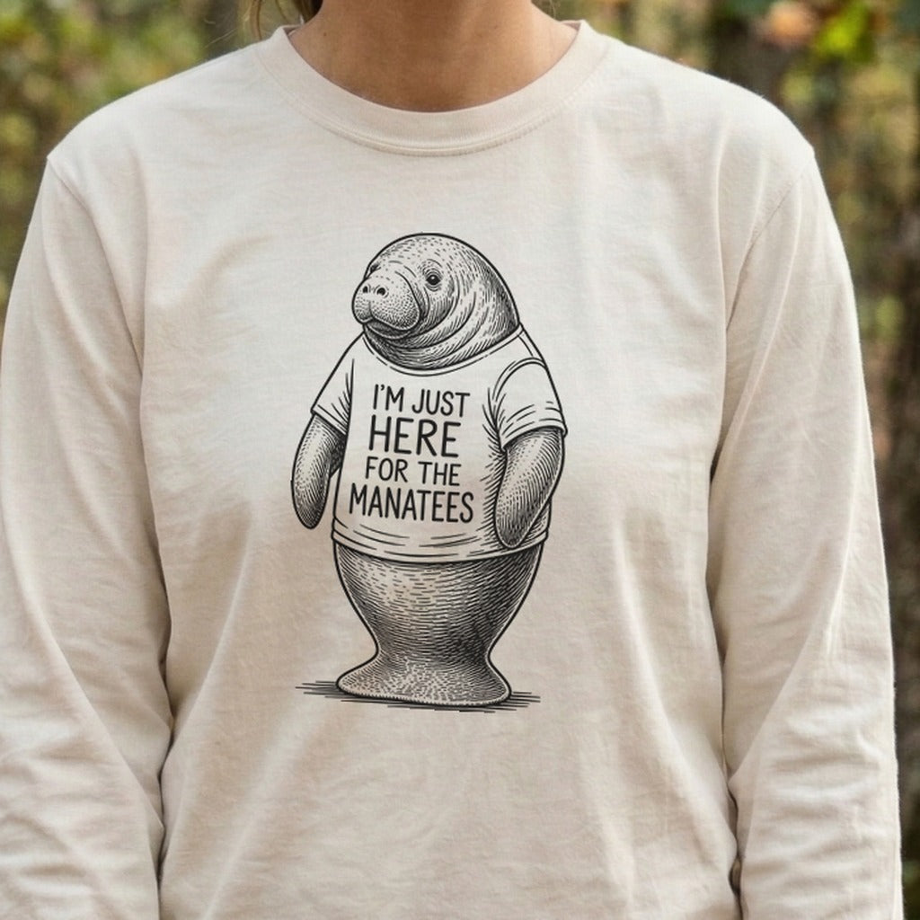 I'm Just Here for the Manatees Premium Long Sleeve