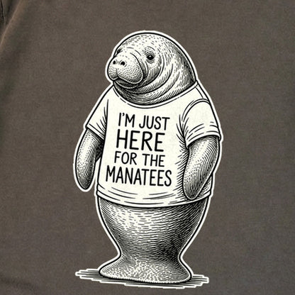 I'm Just Here for the Manatees Premium Long Sleeve
