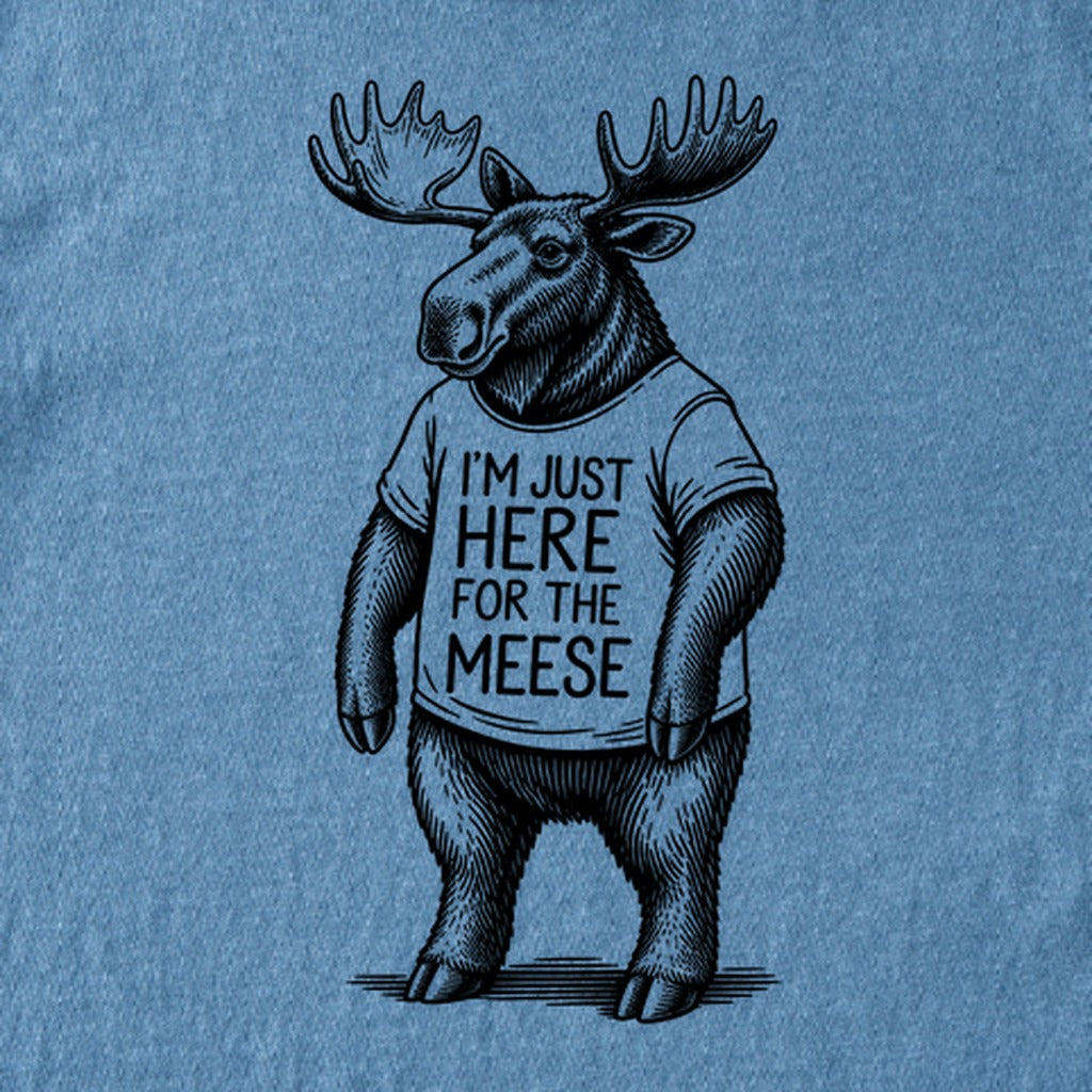 I'm Just Here for the Meese Kids Cotton T-Shirt
