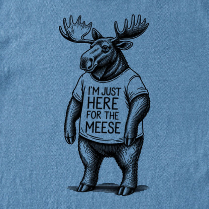 I'm Just Here for the Meese Kids Cotton T-Shirt