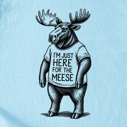 I'm Just Here for the Meese Kids Cotton T-Shirt