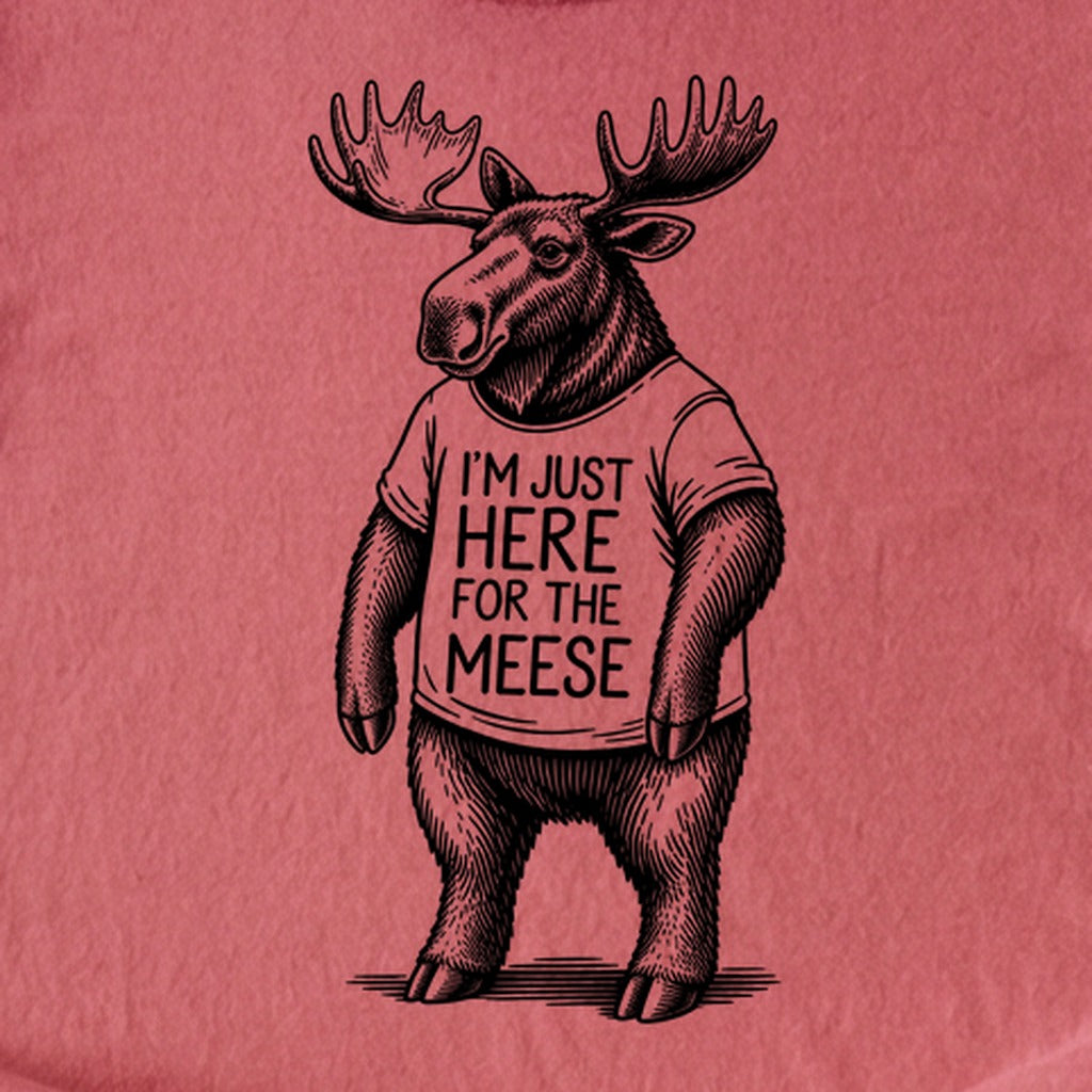 I'm Just Here for the Meese Kids Cotton T-Shirt