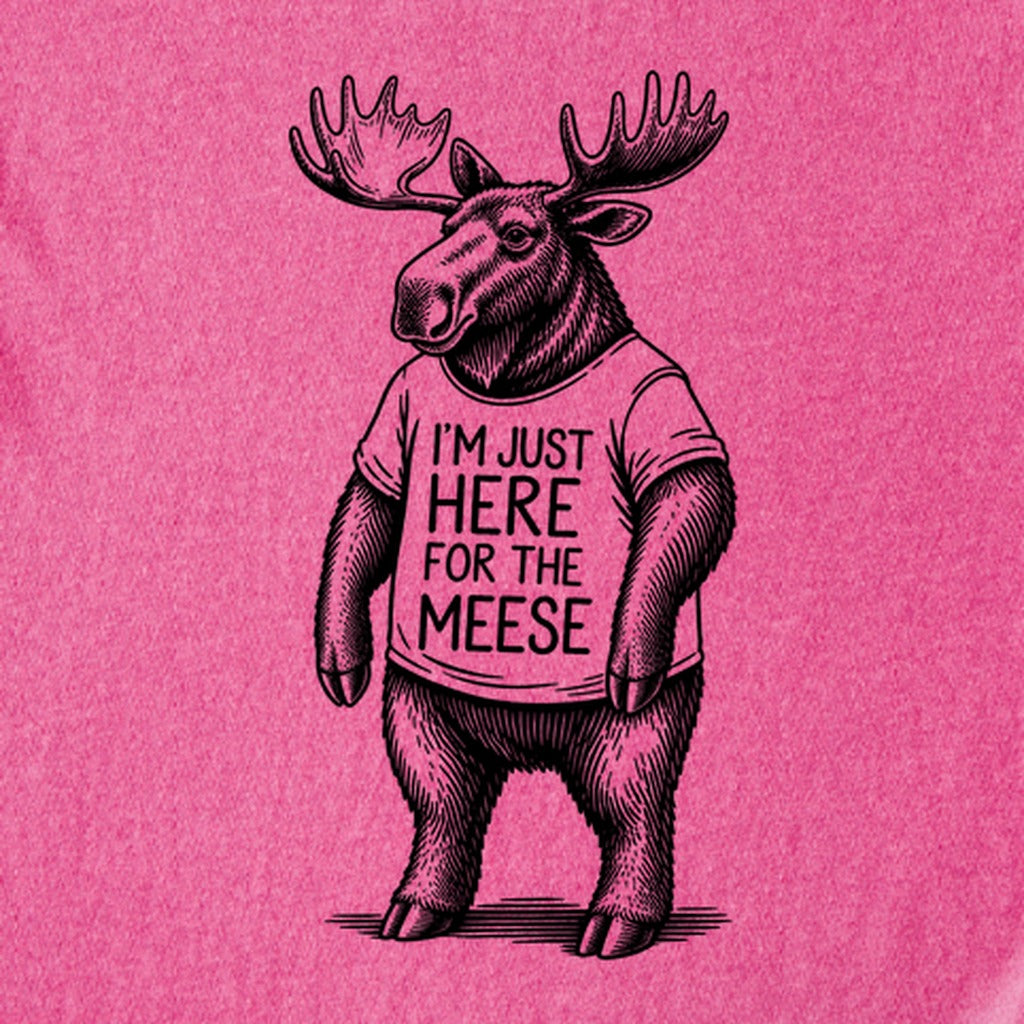 I'm Just Here for the Meese Kids Cotton T-Shirt