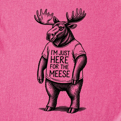I'm Just Here for the Meese Kids Cotton T-Shirt