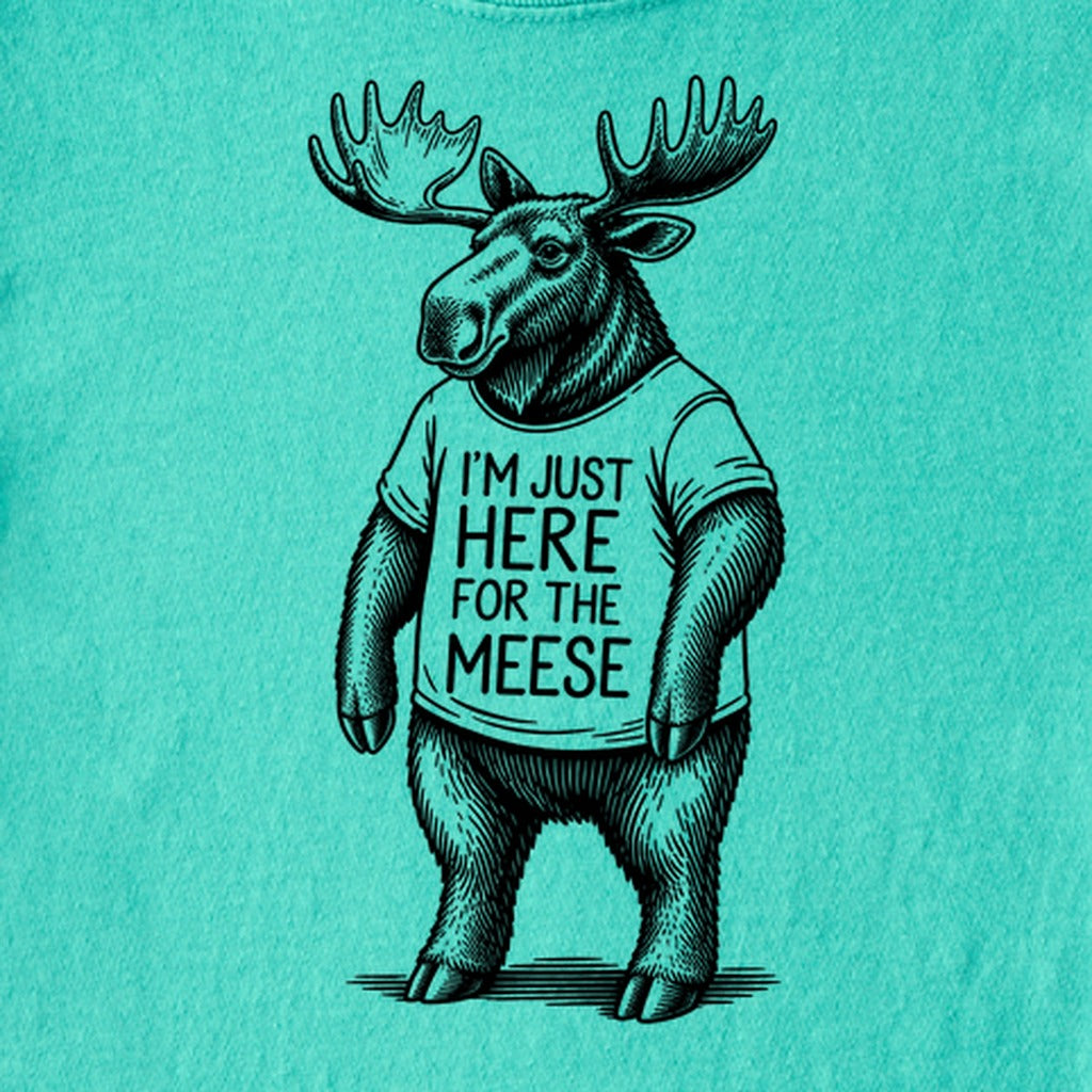 I'm Just Here for the Meese Kids Cotton T-Shirt