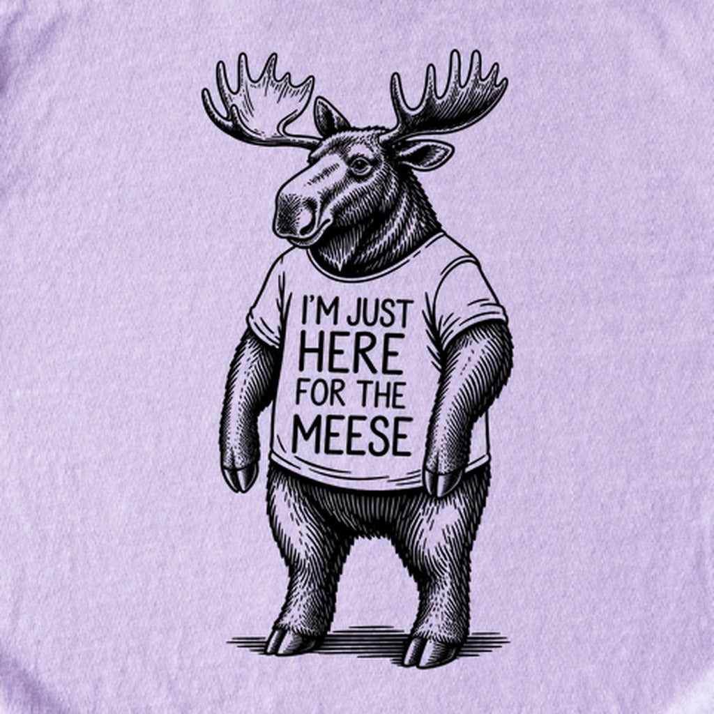 I'm Just Here for the Meese Kids Cotton T-Shirt