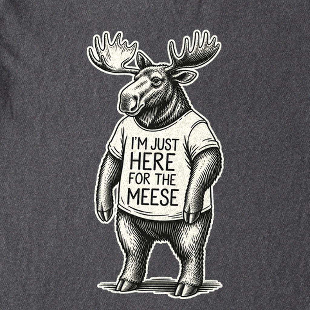 I'm Just Here for the Meese Kids Cotton T-Shirt