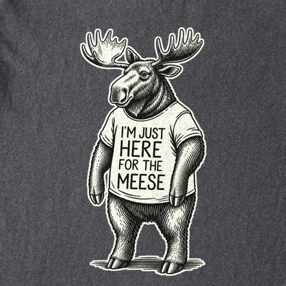 I'm Just Here for the Meese Kids Cotton T-Shirt