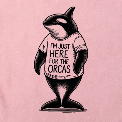 I'm Just Here for the Orcas Cotton T-Shirt