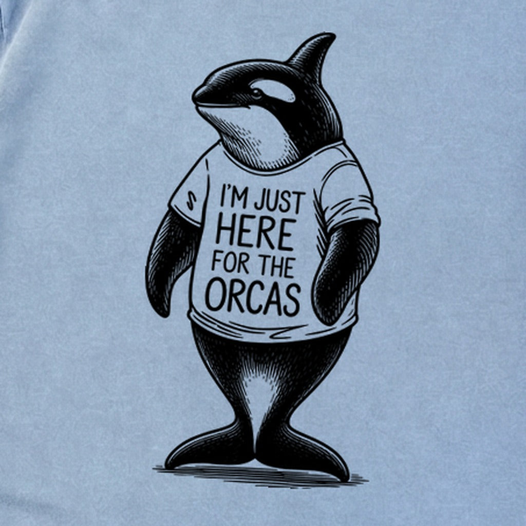 I'm Just Here for the Orcas Premium Long Sleeve