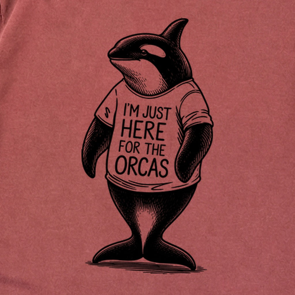 I'm Just Here for the Orcas Premium Long Sleeve