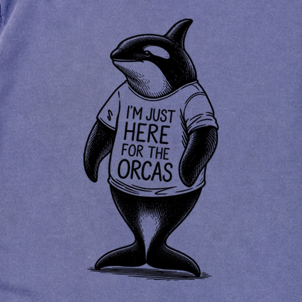 I'm Just Here for the Orcas Premium Long Sleeve