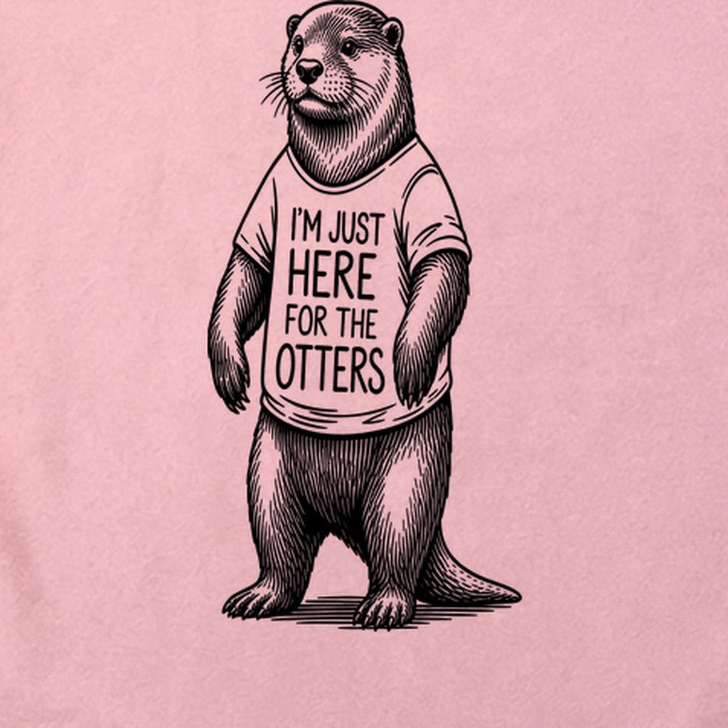 I'm Just Here for the Otters Cotton T-Shirt
