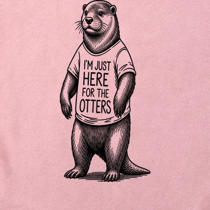 I'm Just Here for the Otters Cotton T-Shirt