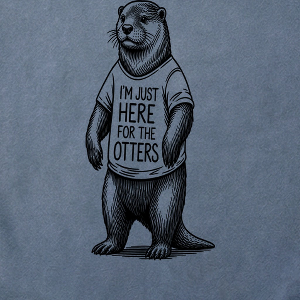 I'm Just Here for the Otters Cotton T-Shirt