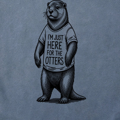 I'm Just Here for the Otters Cotton T-Shirt