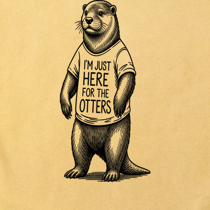 I'm Just Here for the Otters Cotton T-Shirt