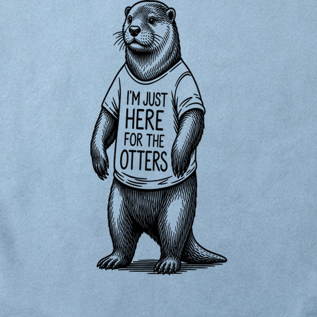 I'm Just Here for the Otters Cotton T-Shirt