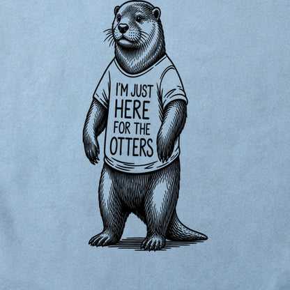I'm Just Here for the Otters Cotton T-Shirt
