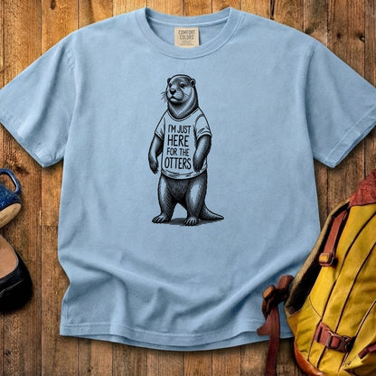 I'm Just Here for the Otters Cotton T-Shirt