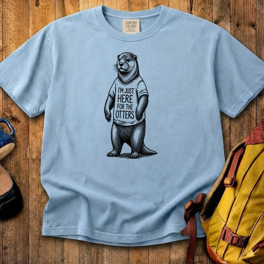 I'm Just Here for the Otters Cotton T-Shirt