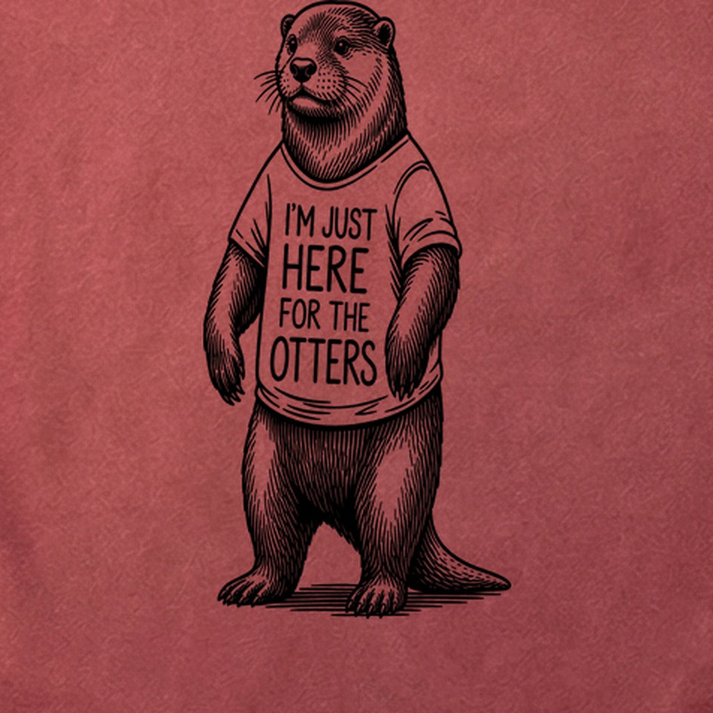 I'm Just Here for the Otters Cotton T-Shirt