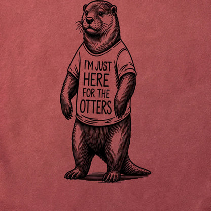 I'm Just Here for the Otters Cotton T-Shirt
