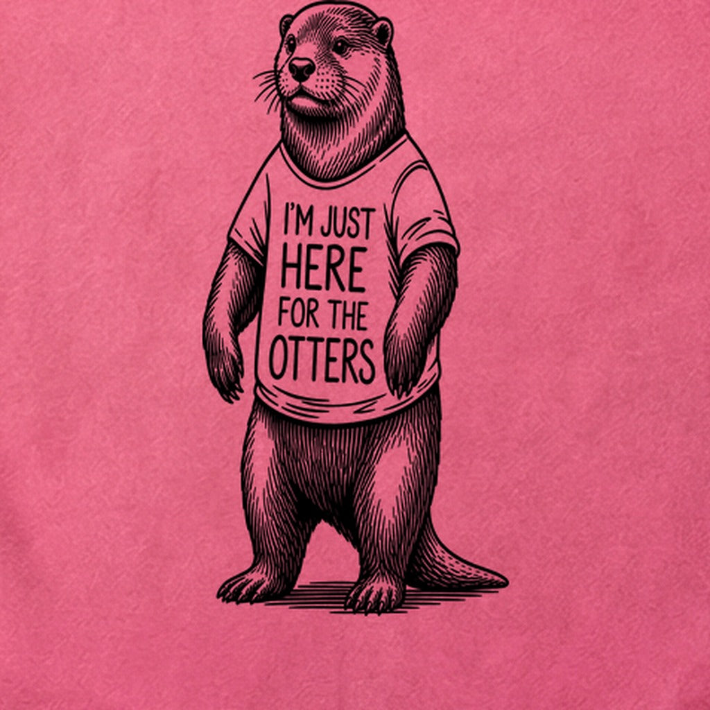 I'm Just Here for the Otters Cotton T-Shirt