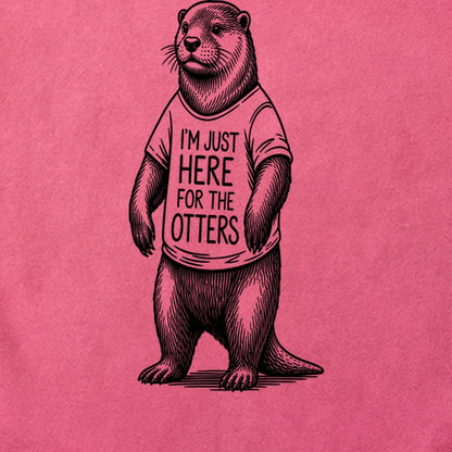I'm Just Here for the Otters Cotton T-Shirt