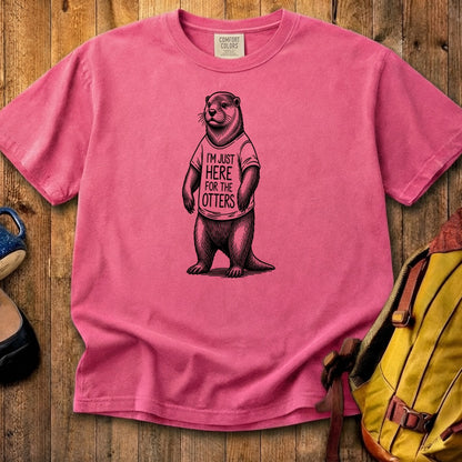 I'm Just Here for the Otters Cotton T-Shirt