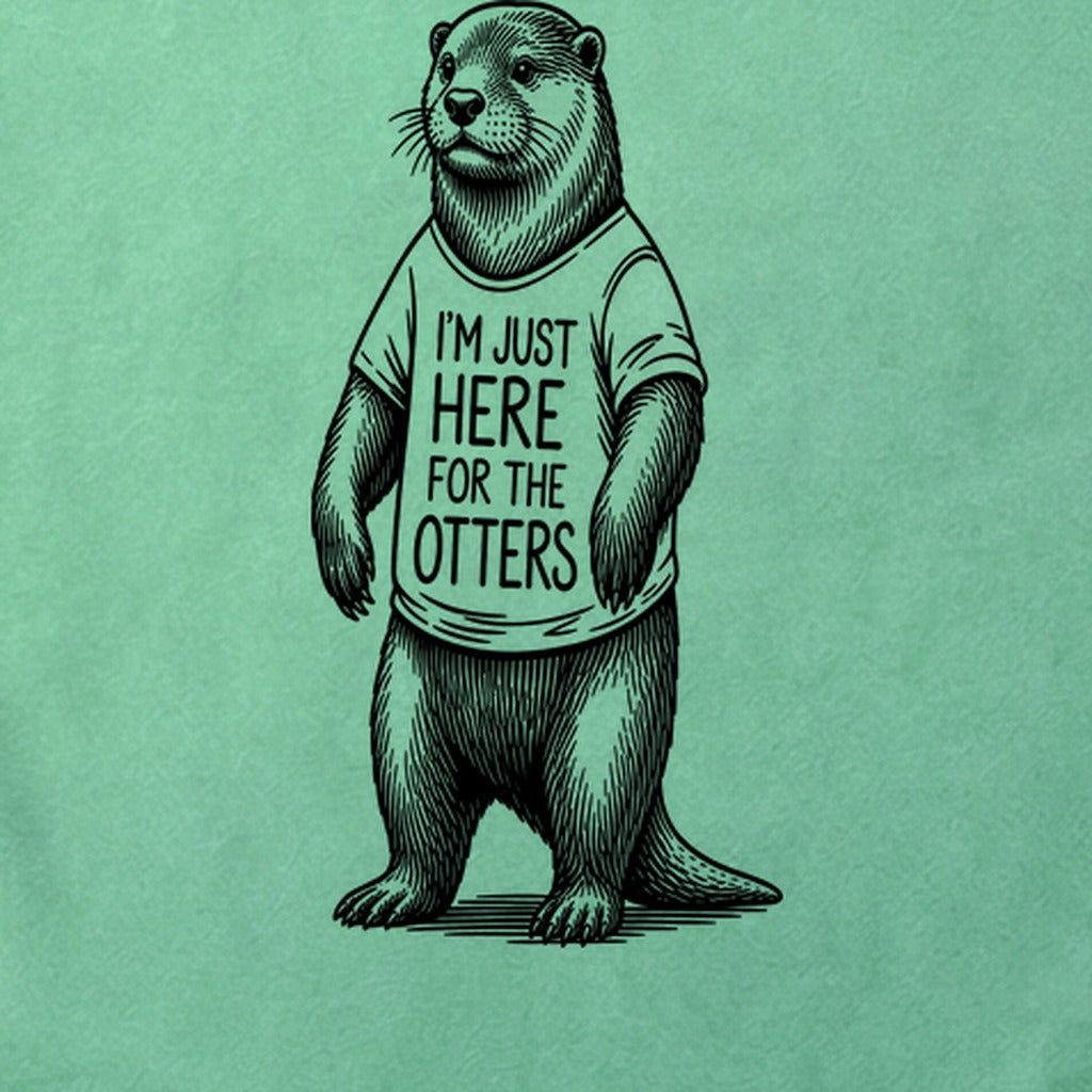 I'm Just Here for the Otters Cotton T-Shirt