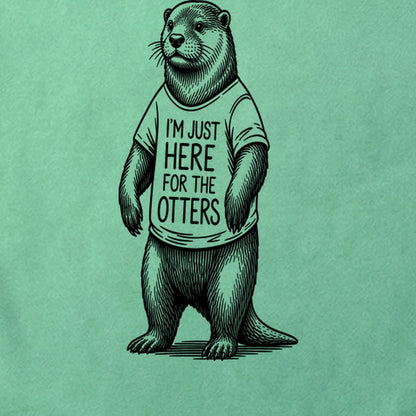 I'm Just Here for the Otters Cotton T-Shirt