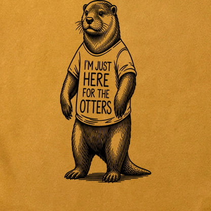 I'm Just Here for the Otters Cotton T-Shirt