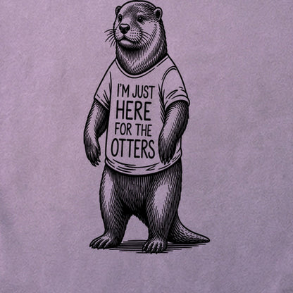 I'm Just Here for the Otters Cotton T-Shirt