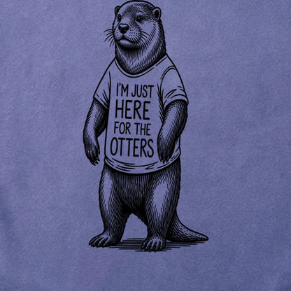 I'm Just Here for the Otters Cotton T-Shirt