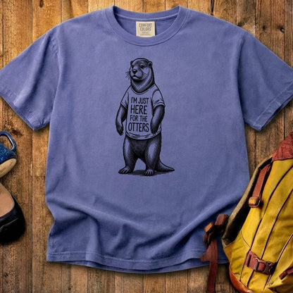 I'm Just Here for the Otters Cotton T-Shirt