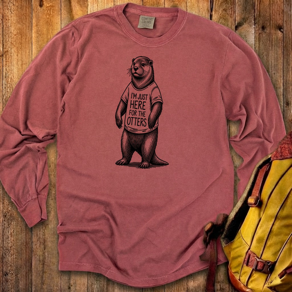 I'm Just Here for the Otters Premium Long Sleeve