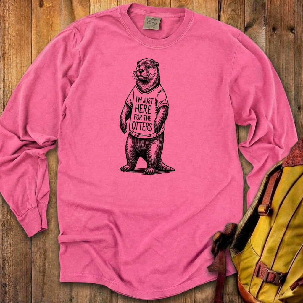 I'm Just Here for the Otters Premium Long Sleeve