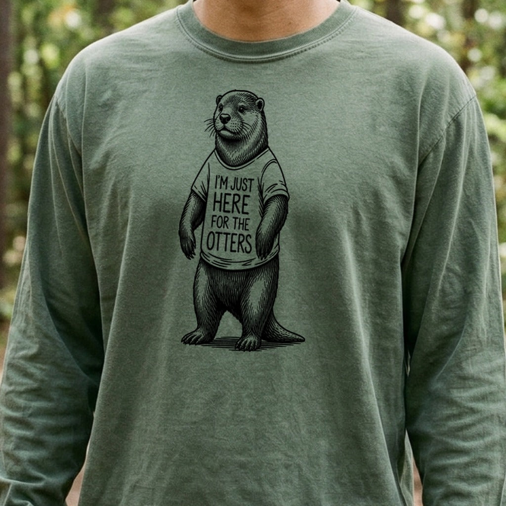 I'm Just Here for the Otters Premium Long Sleeve