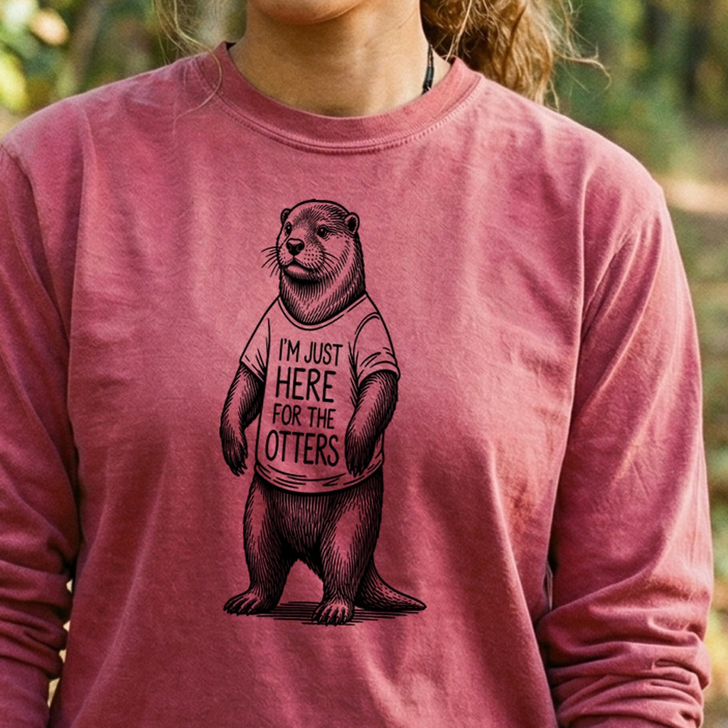 I'm Just Here for the Otters Premium Long Sleeve