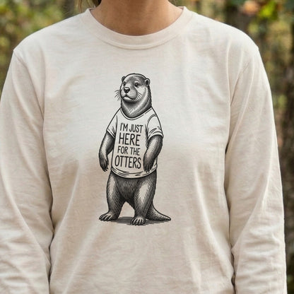 I'm Just Here for the Otters Premium Long Sleeve