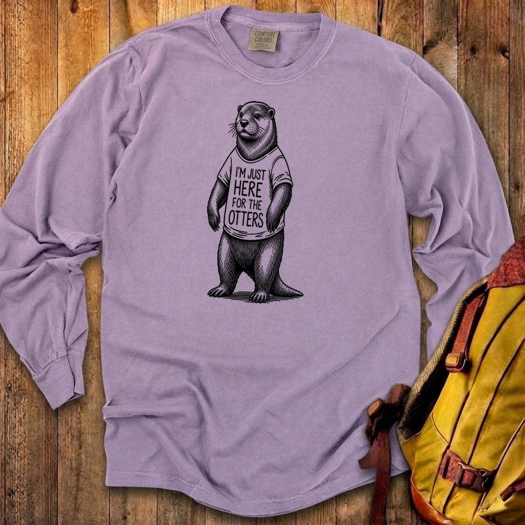 I'm Just Here for the Otters Premium Long Sleeve