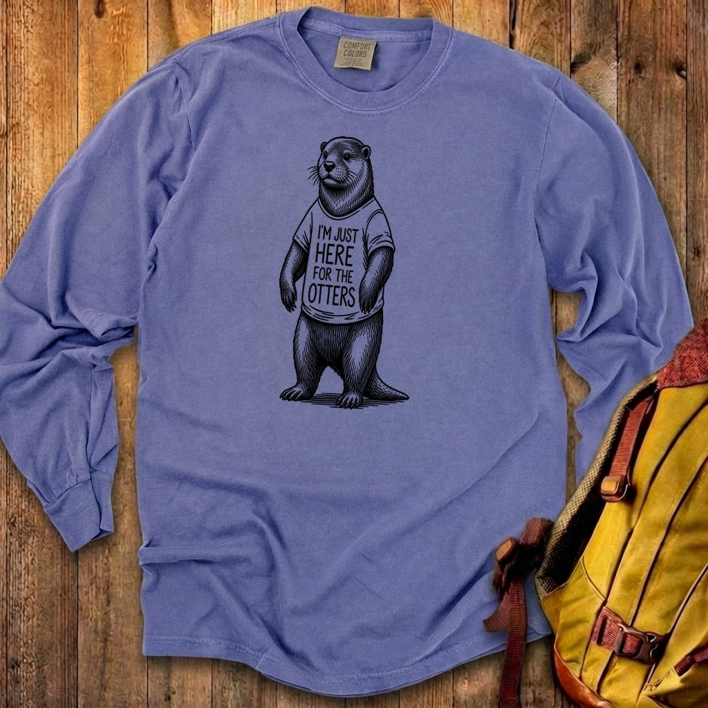 I'm Just Here for the Otters Premium Long Sleeve
