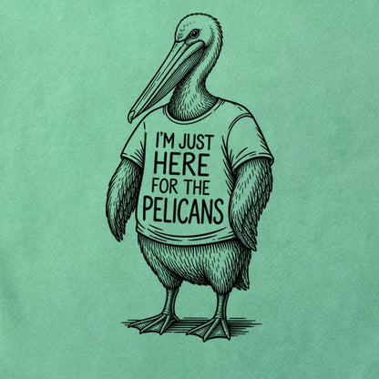I'm Just Here for the Pelicans Cotton T-Shirt