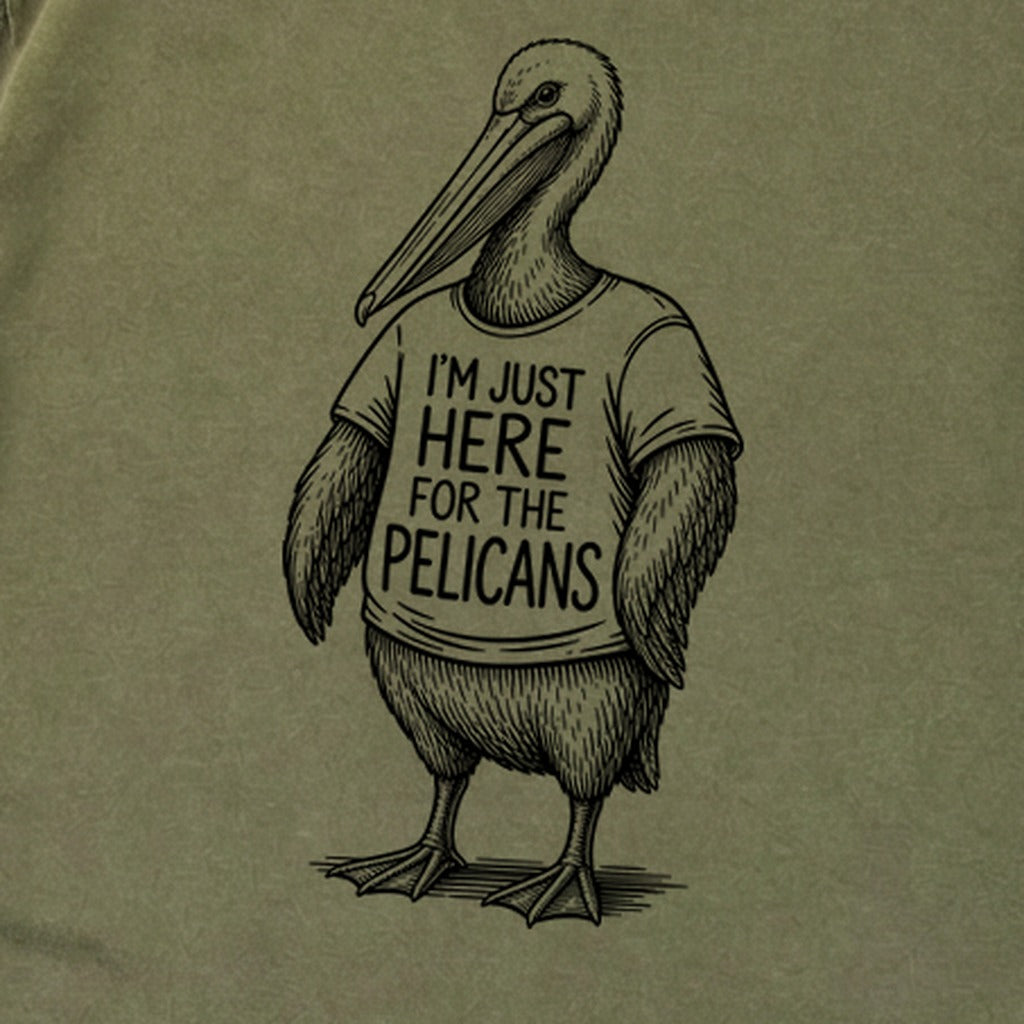I'm Just Here for the Pelicans Premium Long Sleeve