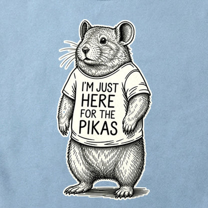 I'm Just Here for the Pikas Cotton T-Shirt